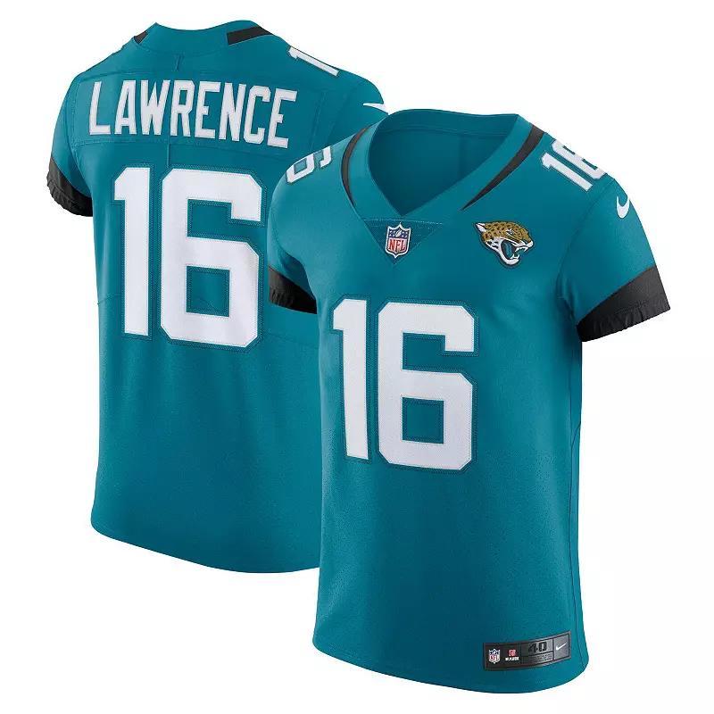 Mens Nike Trevor Lawrence Teal Jacksonville Jaguars Vapor Elite Jersey Product Image