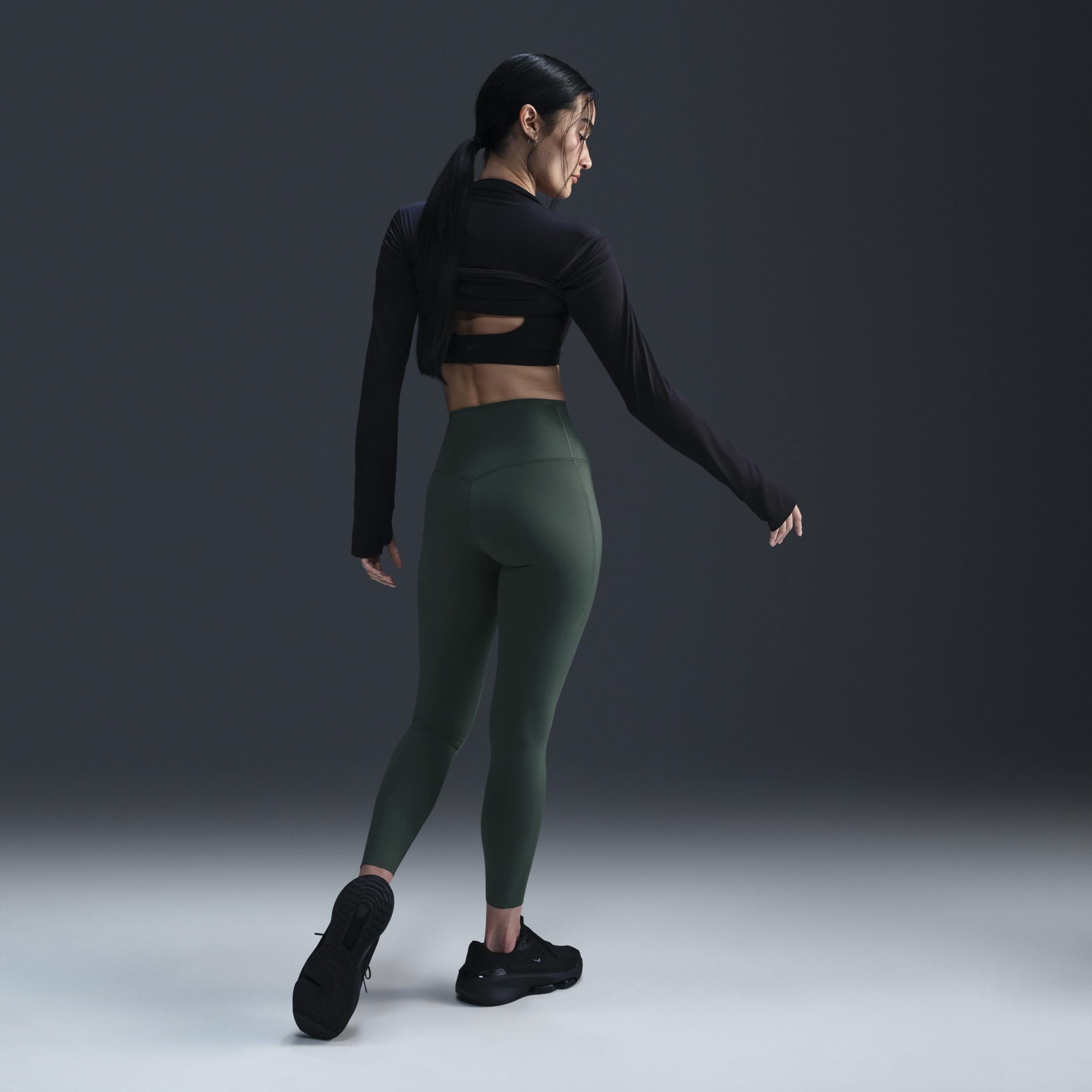 Nike Go Women's Firm-Support High-Waisted 7/8 Leggings with Pockets Product Image