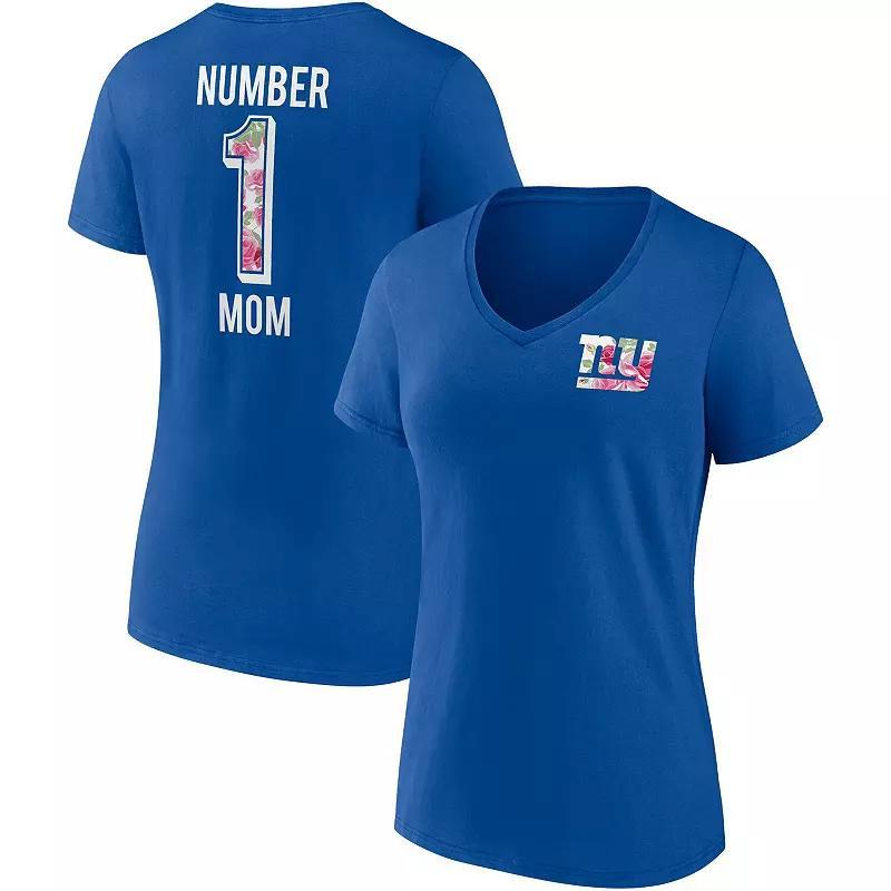 Womens Fanatics Green Green Bay Packers Plus Size Mothers Day #1 Mom V-Neck T-shirt Product Image