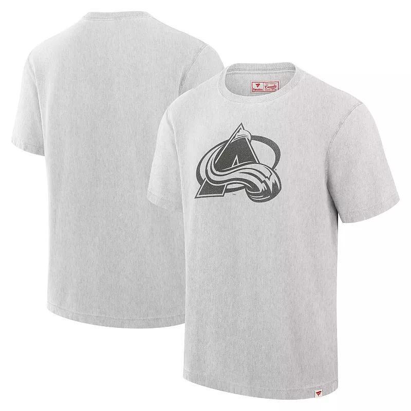 Mens Fanatics Cream Colorado Avalanche T-Shirt Product Image