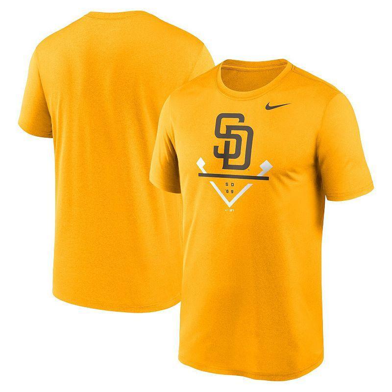 Mens Nike Gold San Diego Padres Icon Legend T-shirt Product Image