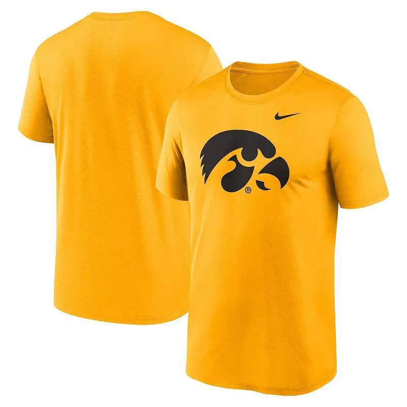 Nike Mens Gold Iowa Hawkeyes Primetime Legend Logo T-Shirt Product Image