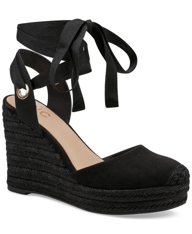 I.n.c. International Concepts Womens Maisie Lace-Up Espadrille Wedge Sandals, Created for Macys Product Image