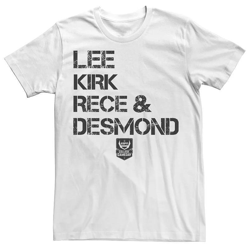 Mens ESPN College GameDay Lee Kirk Rece & Desmond Text Tee Product Image