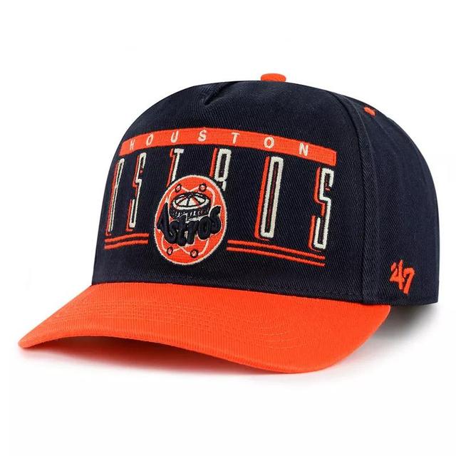 Mens 47 Houston Astros Double Headed Baseline Hitch Adjustable Hat, Blue Product Image