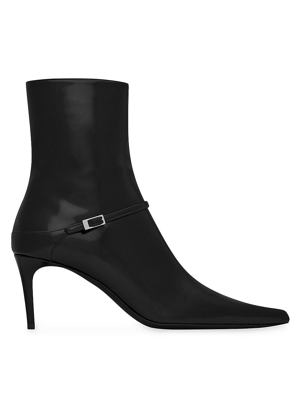 Womens Vendome Booties In Glazed Leather Product Image