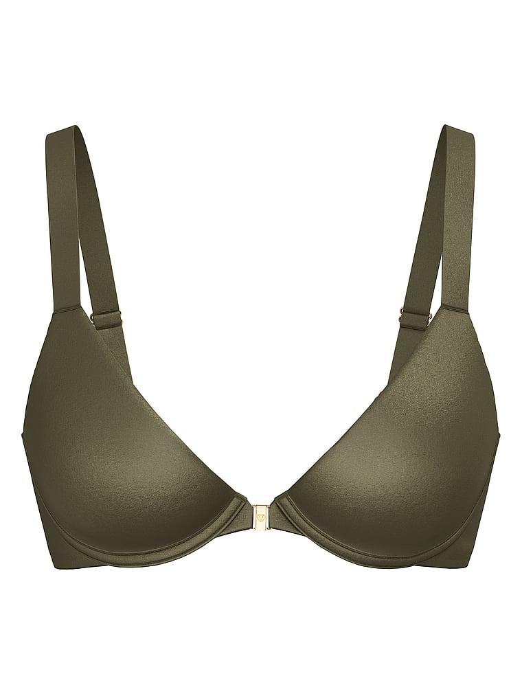 Smooth Lightly Lined Front-Close Full-Coverage Bra Product Image