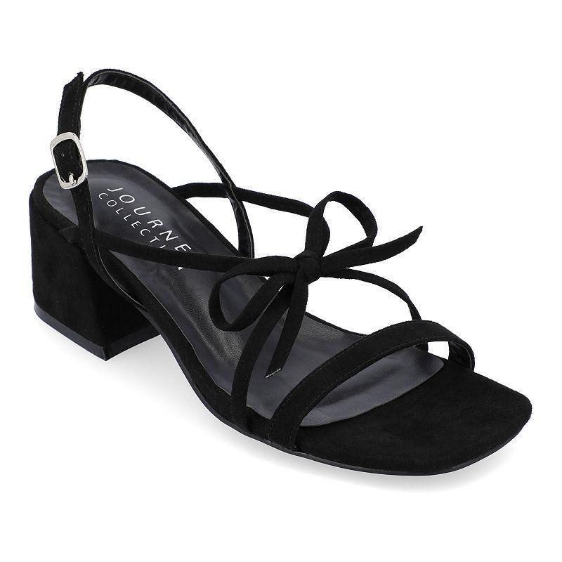 Journee Collection Amity Sandal | Womens | | | Heels | Sandals | Block | Kitten | Slingback Product Image