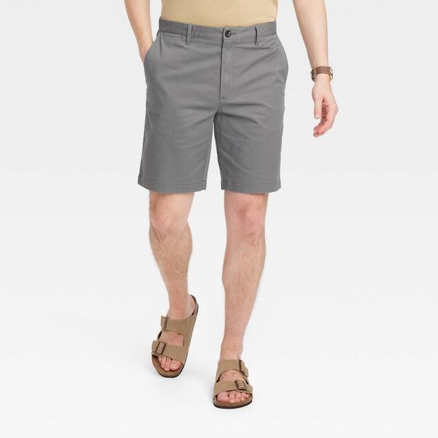 Mens Every Wear 9 Flat Front Chino Shorts - Goodfellow & Co Thundering 29 Product Image