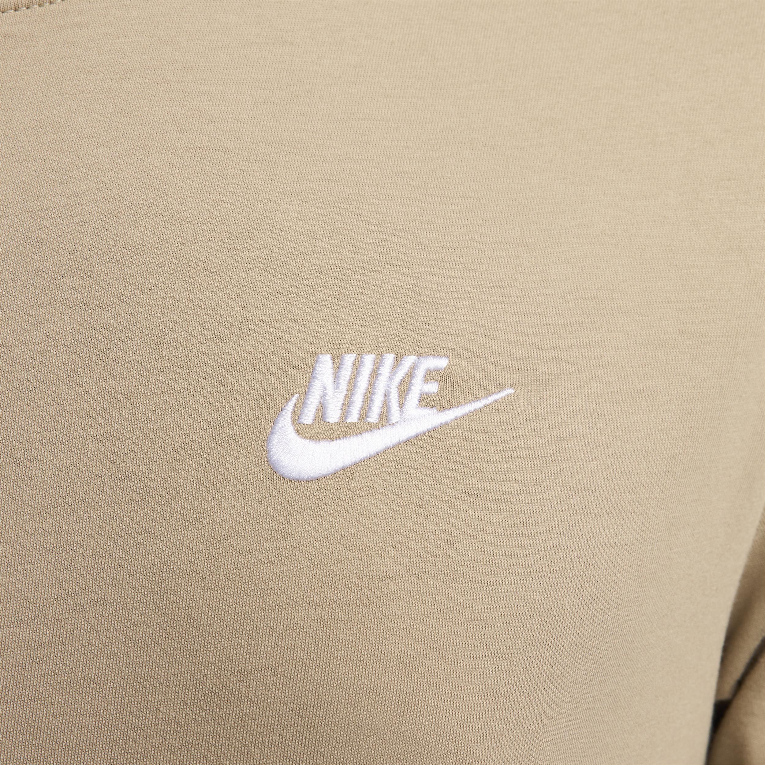 Big & Tall Nike Sportswear Club Tee, Mens Dark Gray Grey Product Image