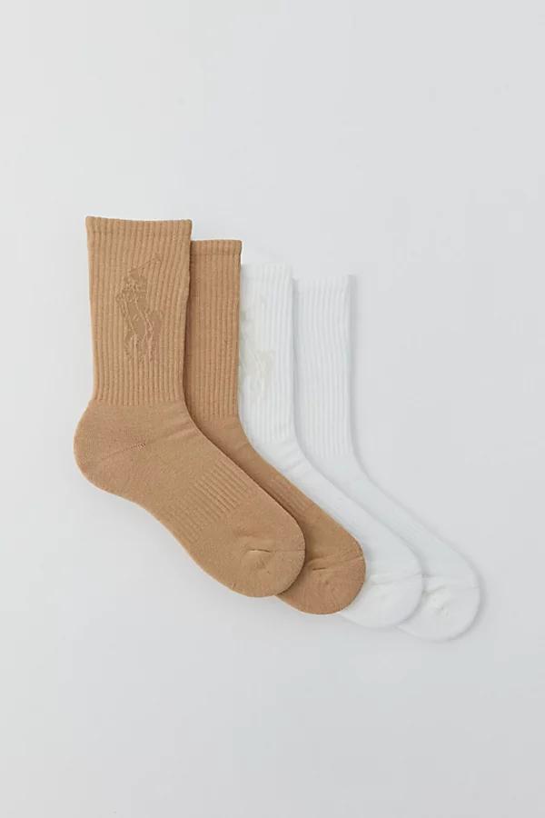 Polo Ralph Lauren Tonal Pony Crew Sock 2-Pack Mens at Urban Outfitters Product Image