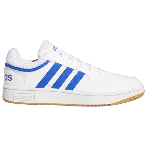 adidas Mens adidas Hoops 3.0 - Mens Basketball Shoes White/Tan/Team Royal Blue Product Image