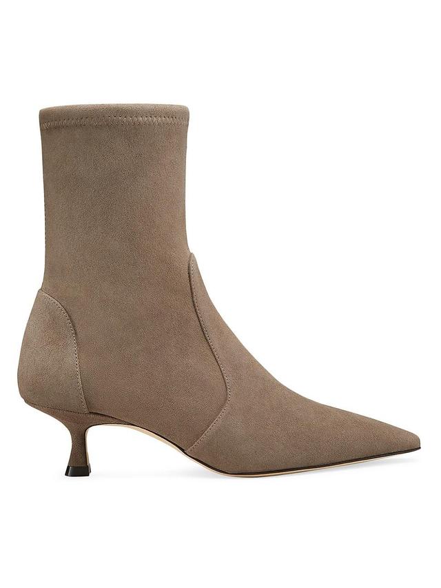 Womens Naomi 50MM Suede Booties Product Image