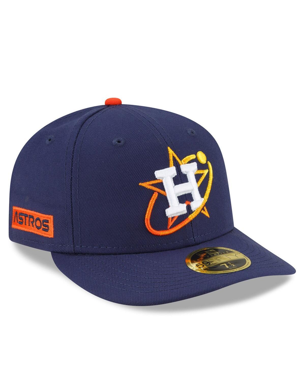 Mens New Era Houston Astros 2022 City Connect Low Profile 59FIFTY Fitted Hat Blue Product Image