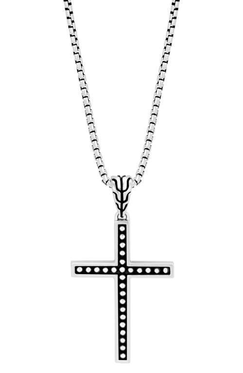 John Hardy Sterling Silver Classic Chain Jawan Cross Pendant Necklace, 20 Product Image