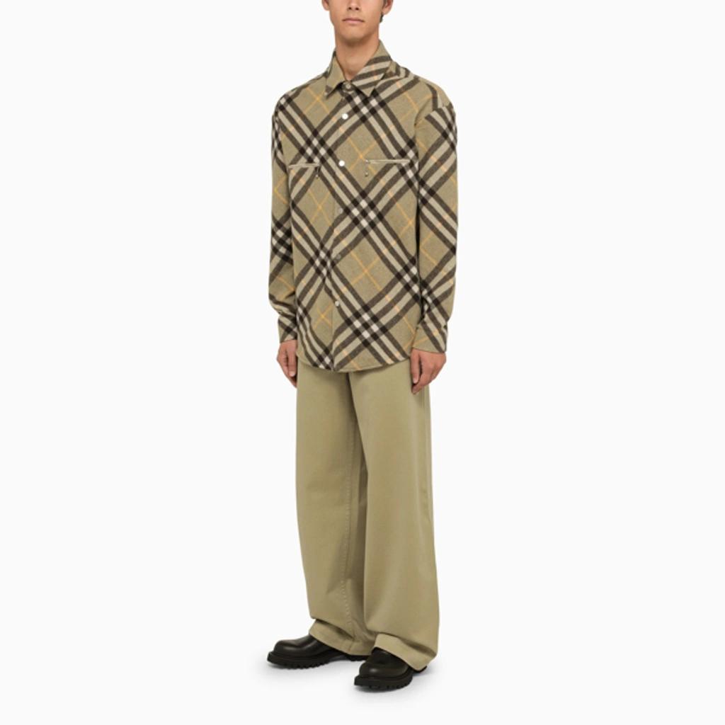 BURBERRY Long Sleeved Check Pattern Shirt In Multicolor Product Image