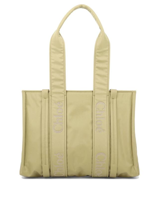 Woody Handbag In Beige Product Image