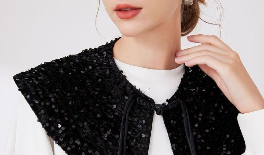 Sequined Capelet Product Image