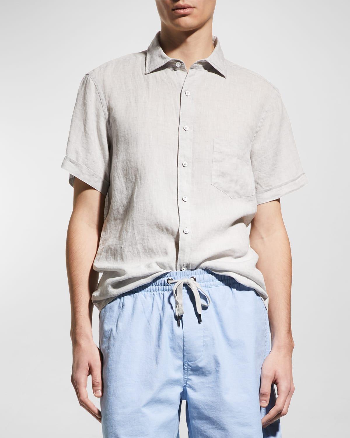 Rodd & Gunn Ellerslie Short Sleeve Linen Button-Up Shirt Product Image