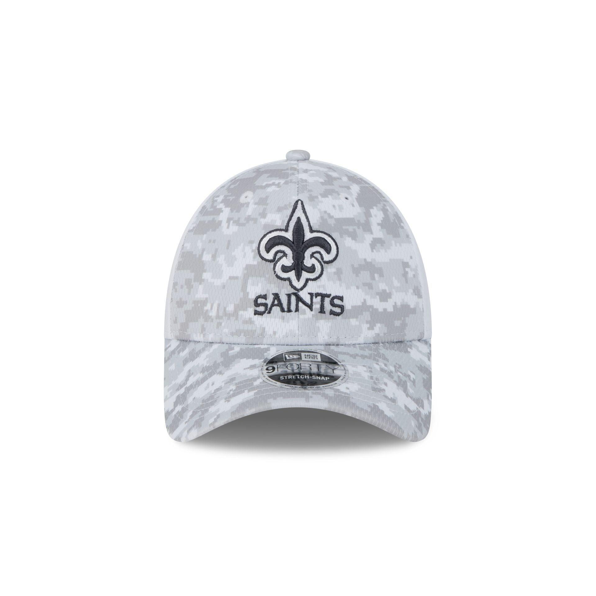 New Orleans Saints 2024 Salute to Service 9FORTY Stretch-Snap Hat Male Product Image