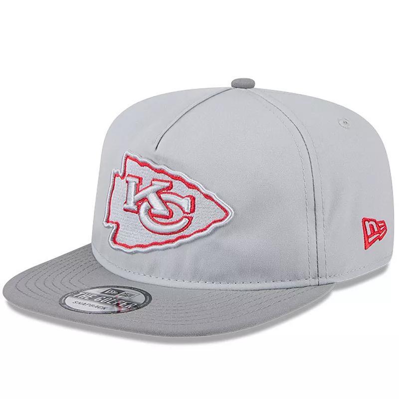 New Era Mens Gray Kansas City Chiefs 2024 Nfl Training Camp Golfer Snapback Hat Product Image