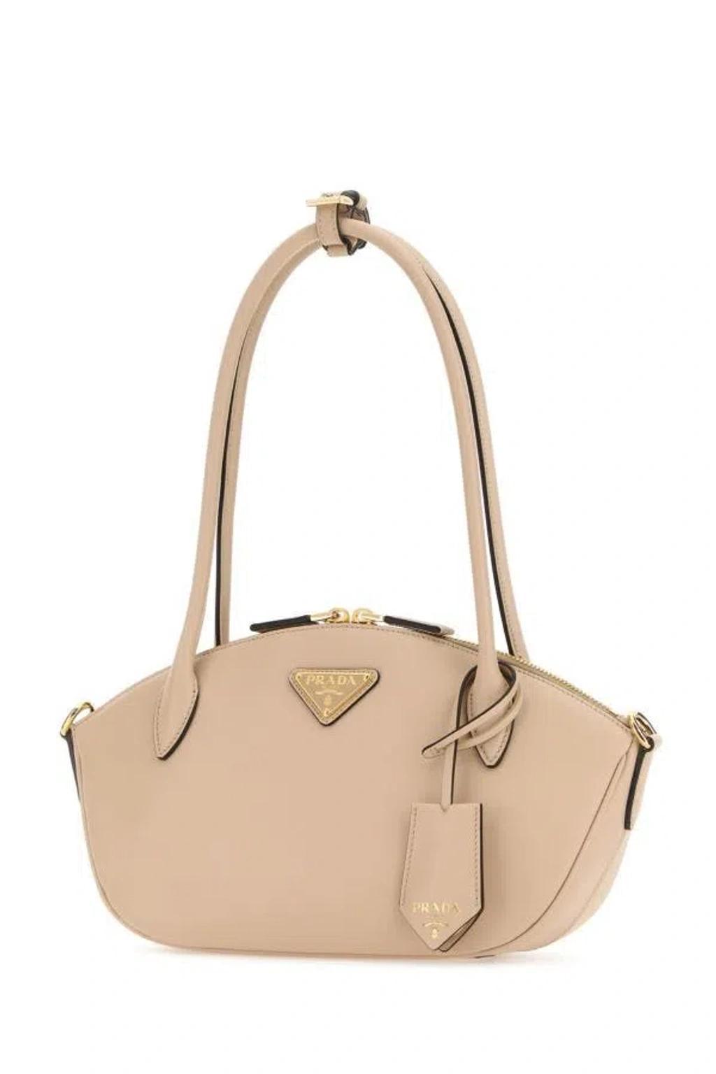 PRADA Woman Light Pink Leather Small Handbag Product Image