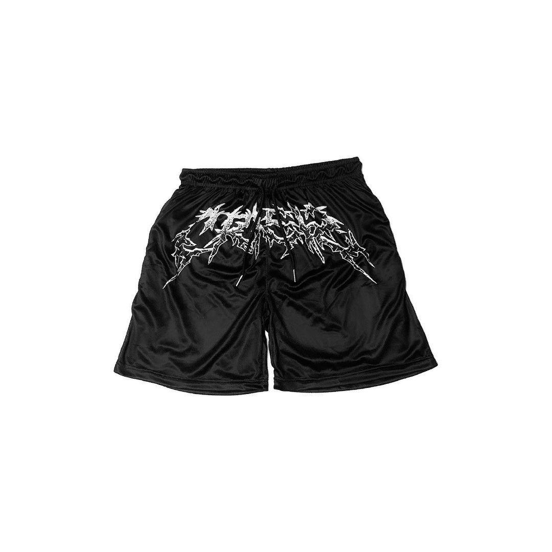 Sopula Trendy Street Graffiti Print Shorts Product Image