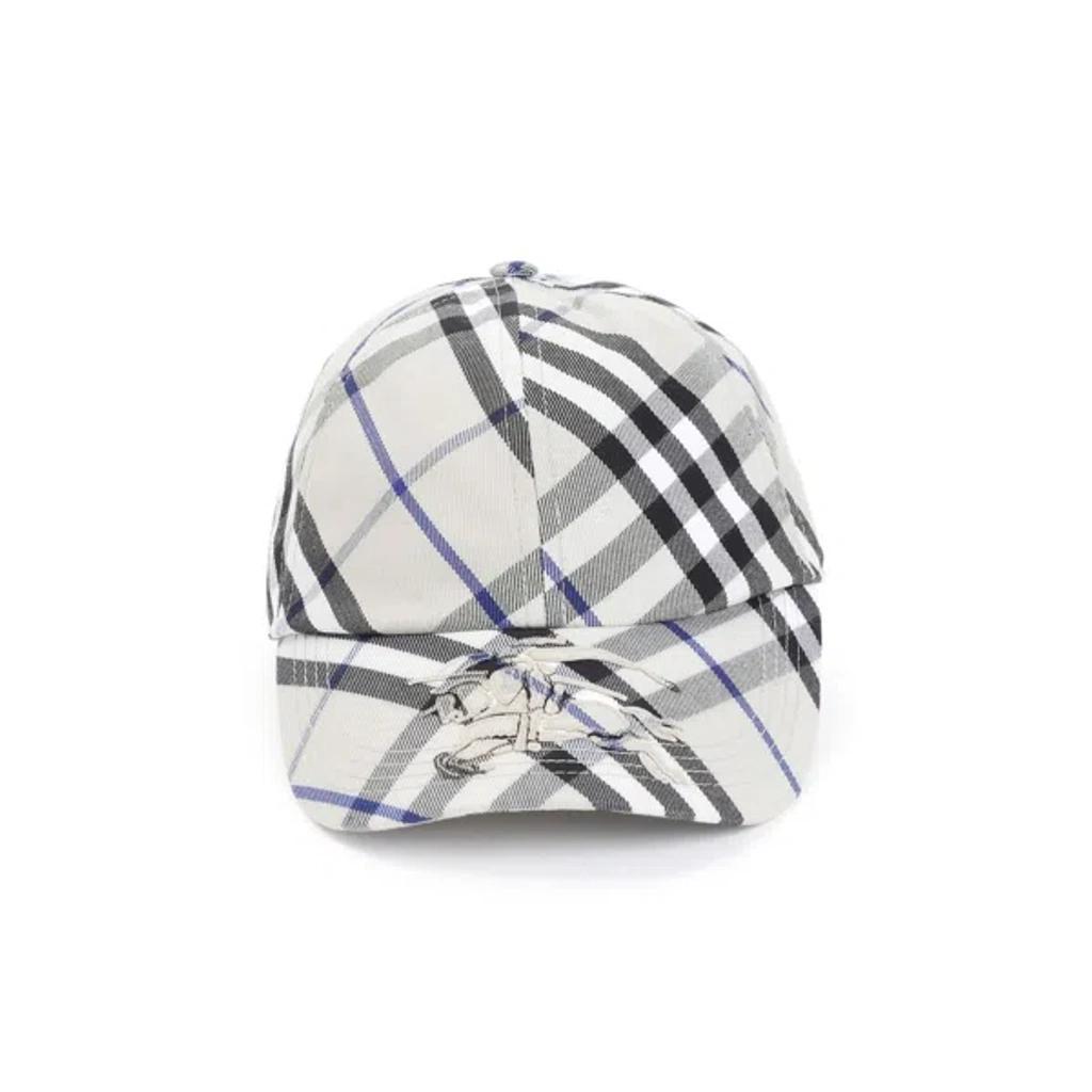 BURBERRY Checked Baseball Cap In Multicolor Product Image