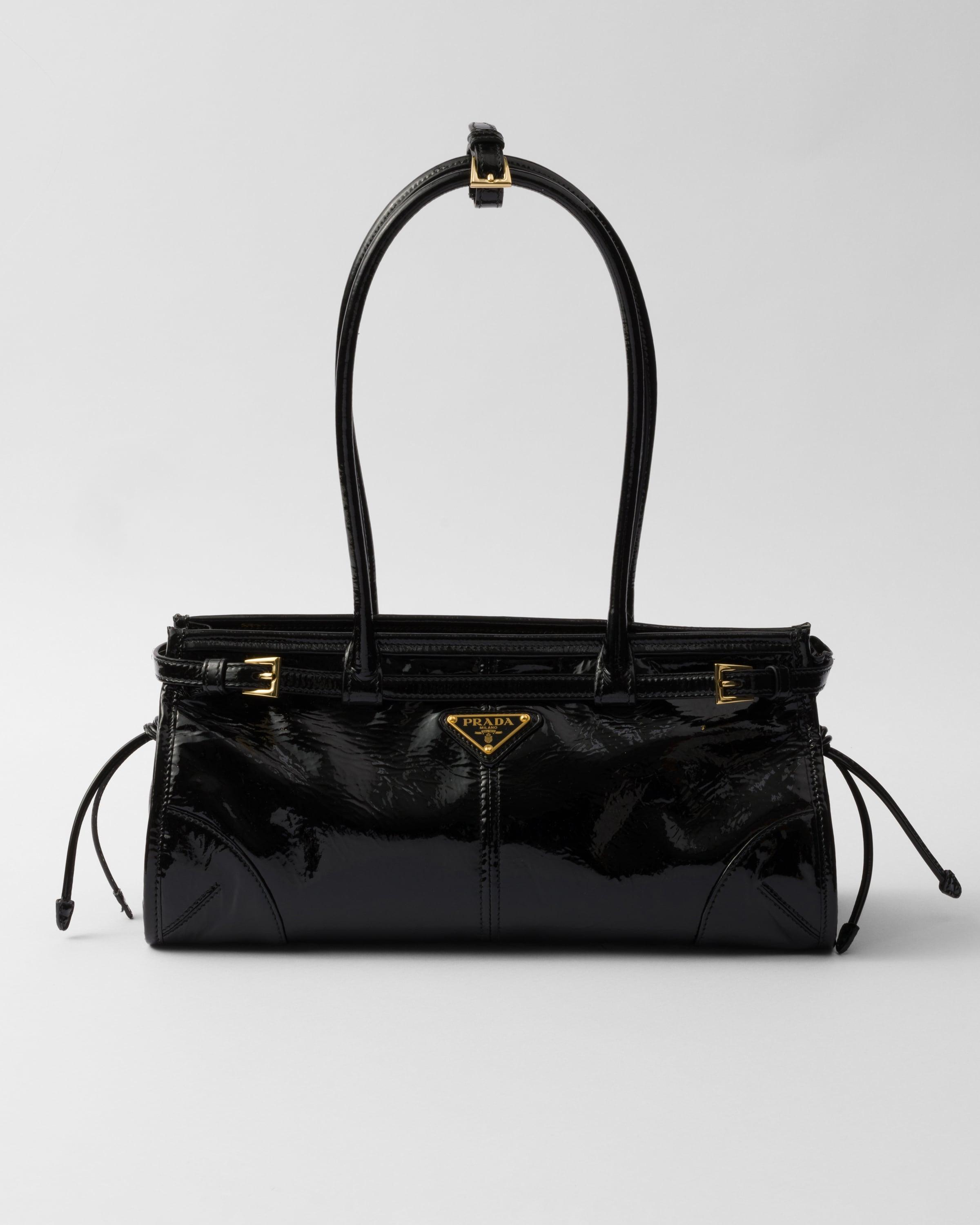 Medium naplak patent leather handbag Product Image