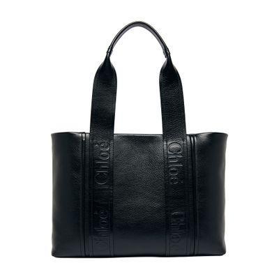 Woody Tote Bag In Black Product Image