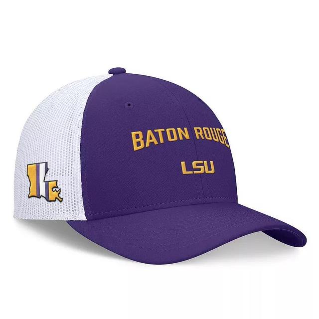 Nike Mens Nike LSU Rise Trucker Home Cap - Mens Product Image