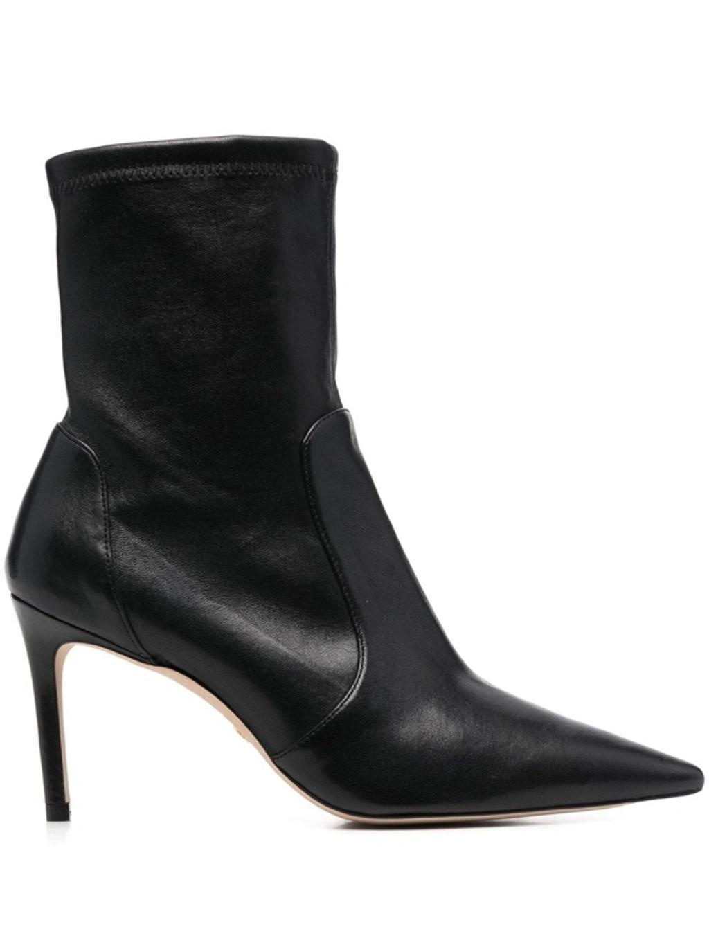 Stuart 85 Bootie - Stretch Suede Ankle Boot In Black Product Image