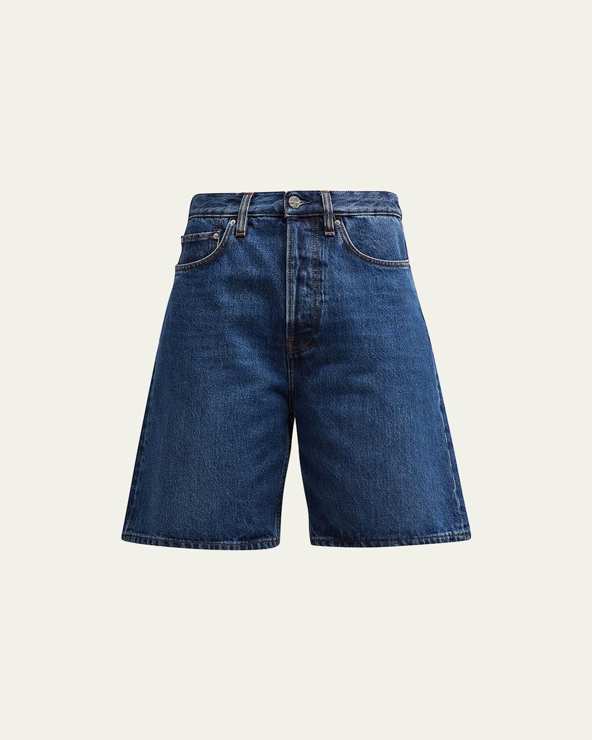 Totme Classic Organic Cotton Denim Shorts Product Image