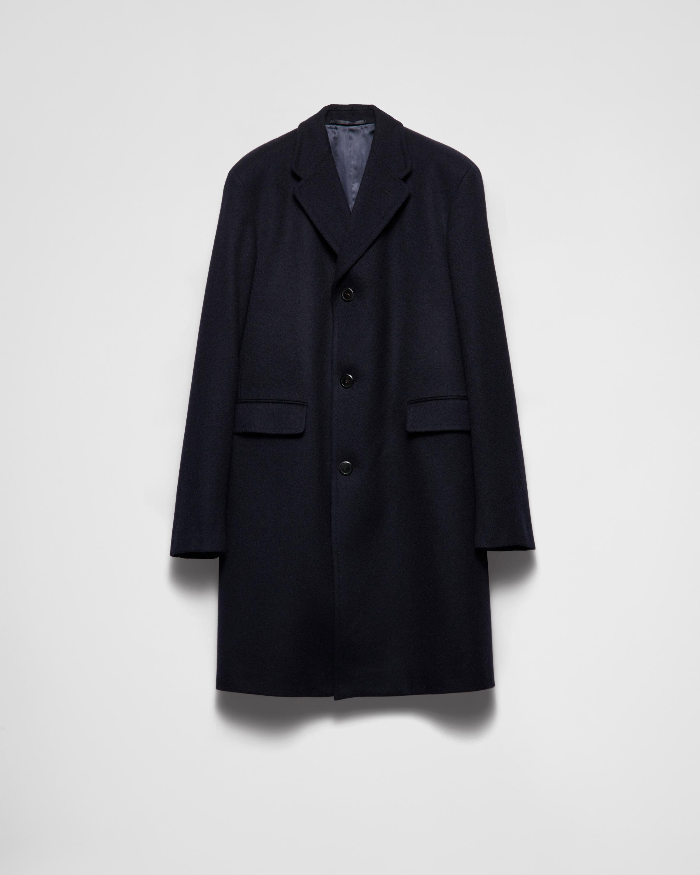 Single-breasted wool coat Product Image