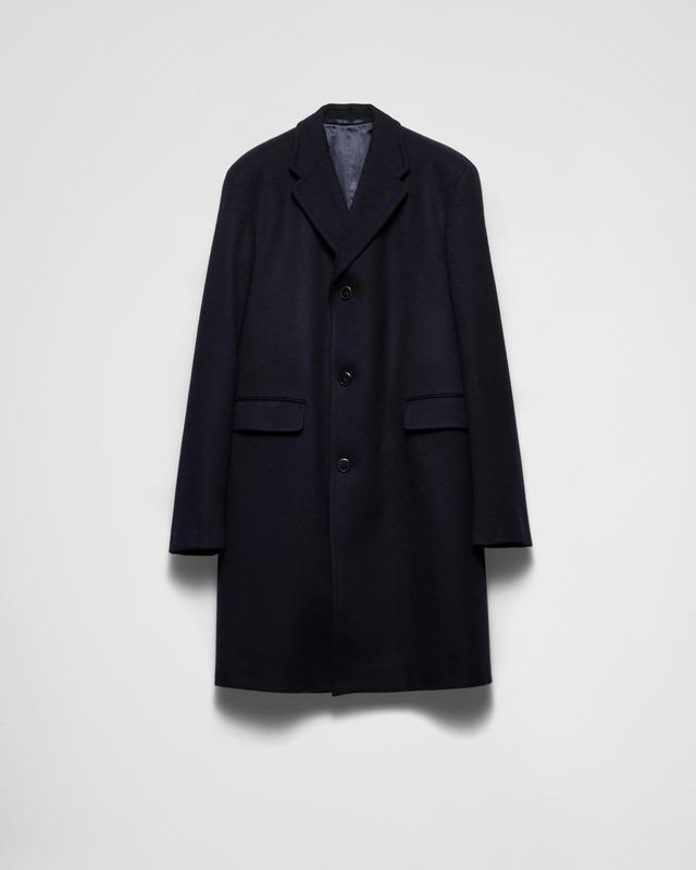 Single-breasted wool coat Product Image