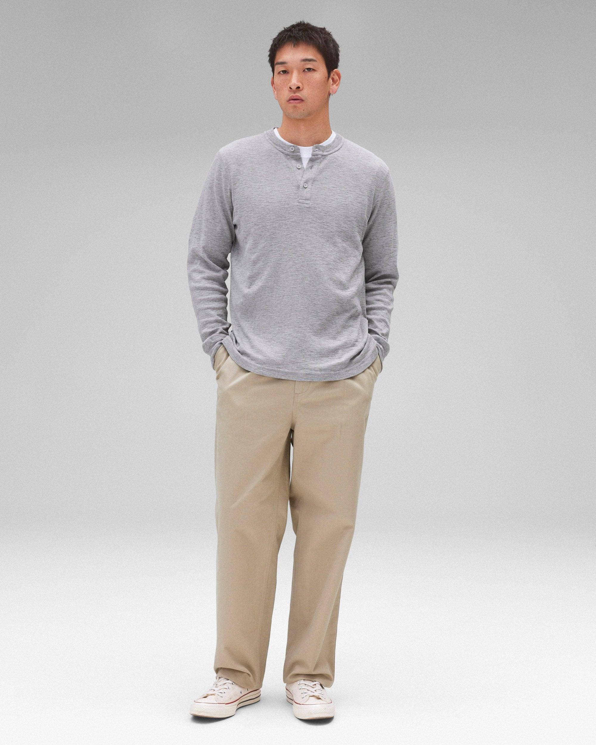 1x1 Slub Henley Male Product Image