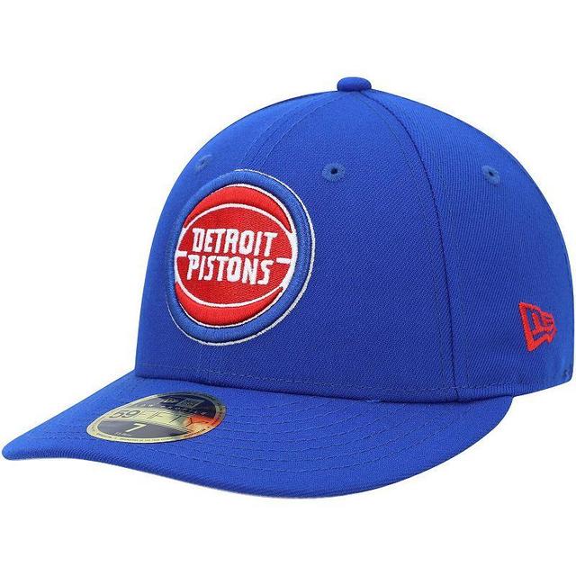 Mens New Era Detroit Pistons Team Low Profile 59FIFTY Fitted Hat Product Image