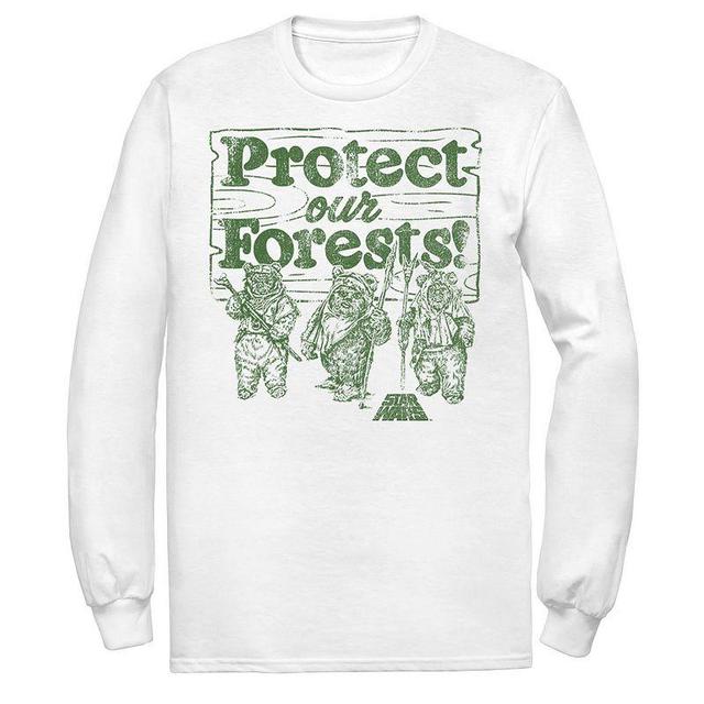 Mens Star Wars Ewoks Protect Our Forests Camp Tee Product Image