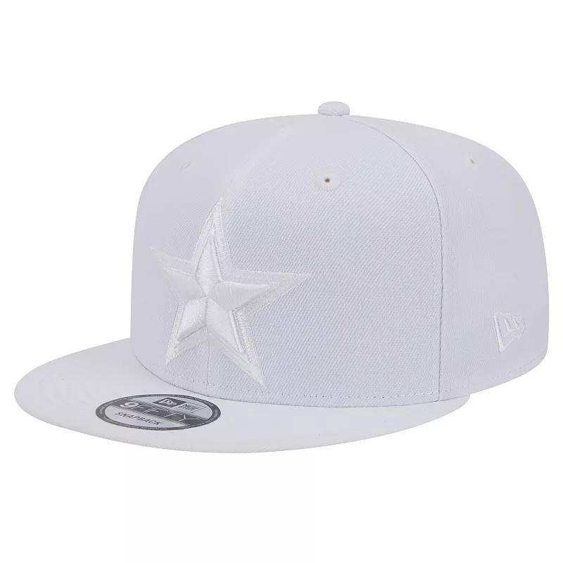 Mens New Era Dallas Cowboys Main White 9FIFTY Snapback Hat Product Image