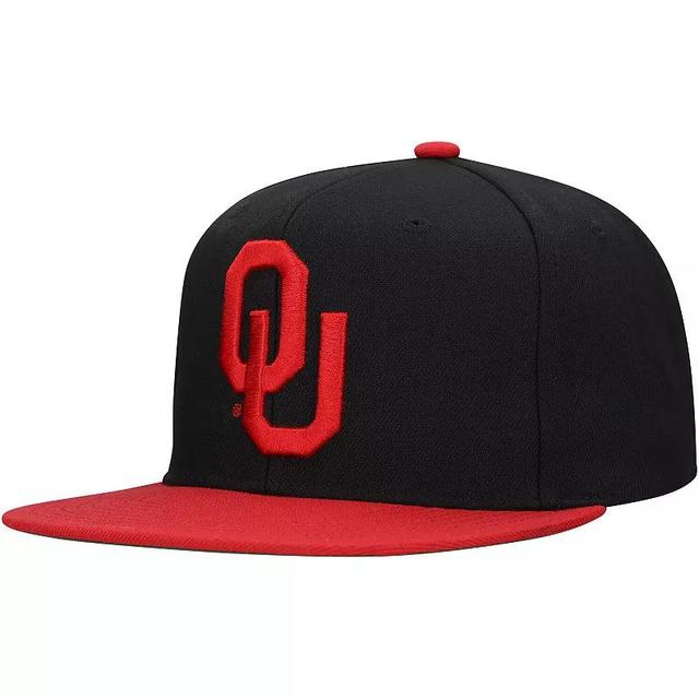 Mens Mitchell & Ness /Crimson Oklahoma Sooners 2-Tone 2.0 Snapback Hat Product Image