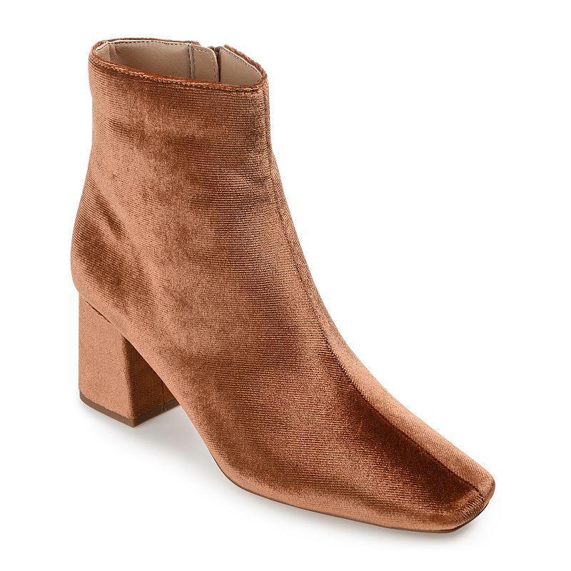 Journee Collection Hazara Tru Comfort Foam Womens Heeled Ankle Boots Product Image