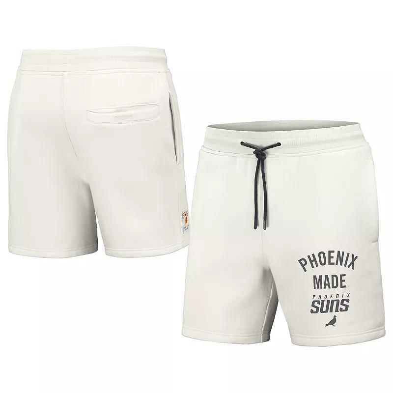 Mens NBA x Staple Cream Phoenix Suns Heavyweight Fleece Shorts Product Image