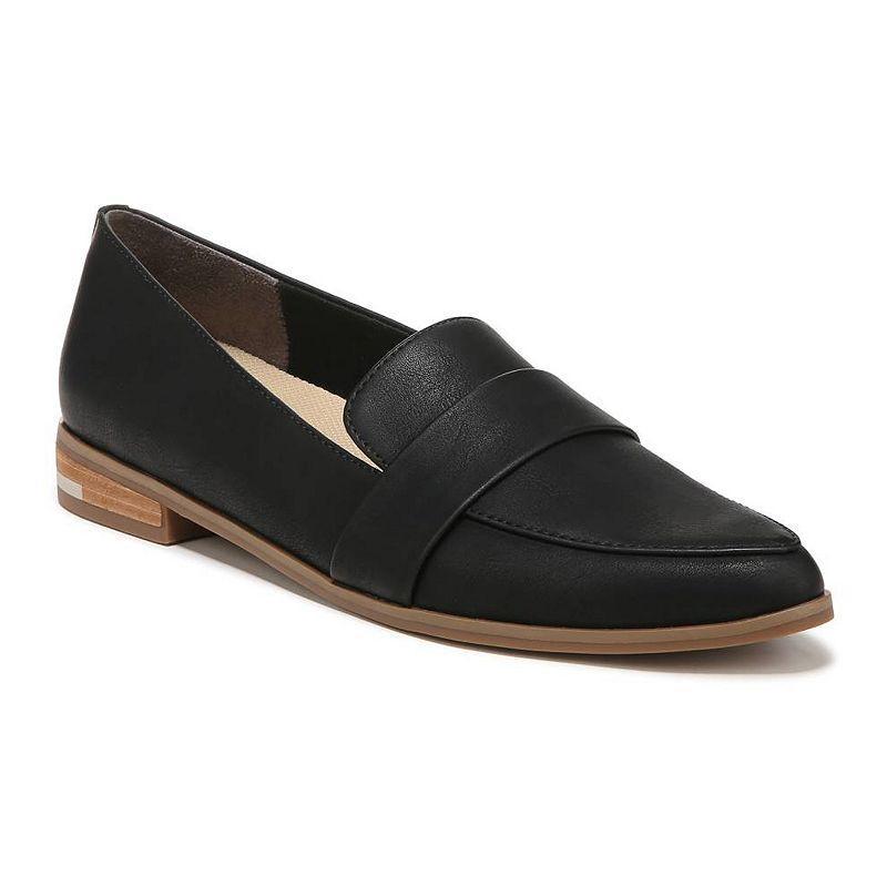 Dr. Scholls Faxon Too Womens Pointed Toe Loafers Black Product Image