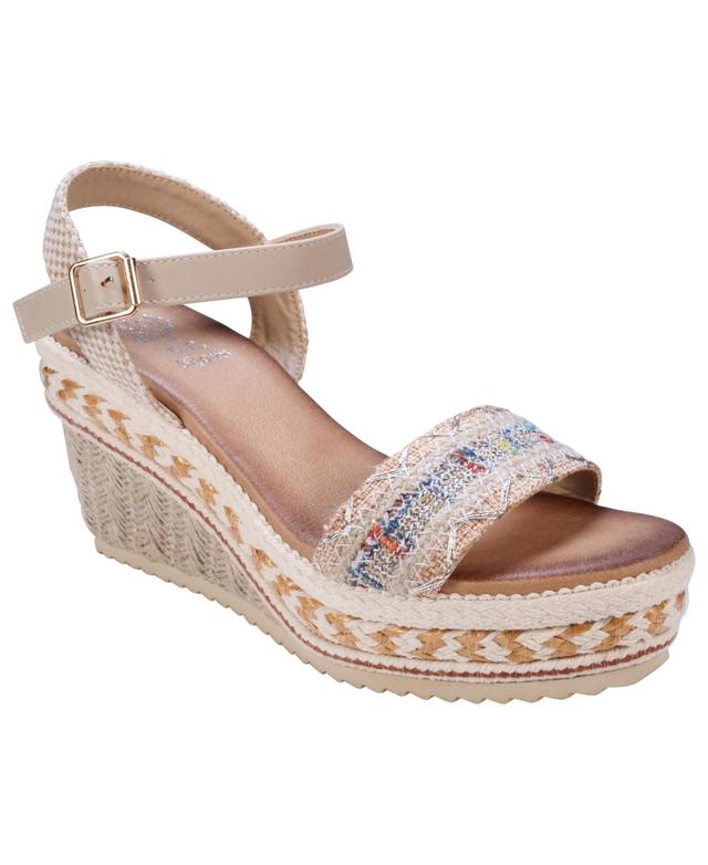 Gc Shoes Womens Lauren Espadrille Wedge Sandals Product Image