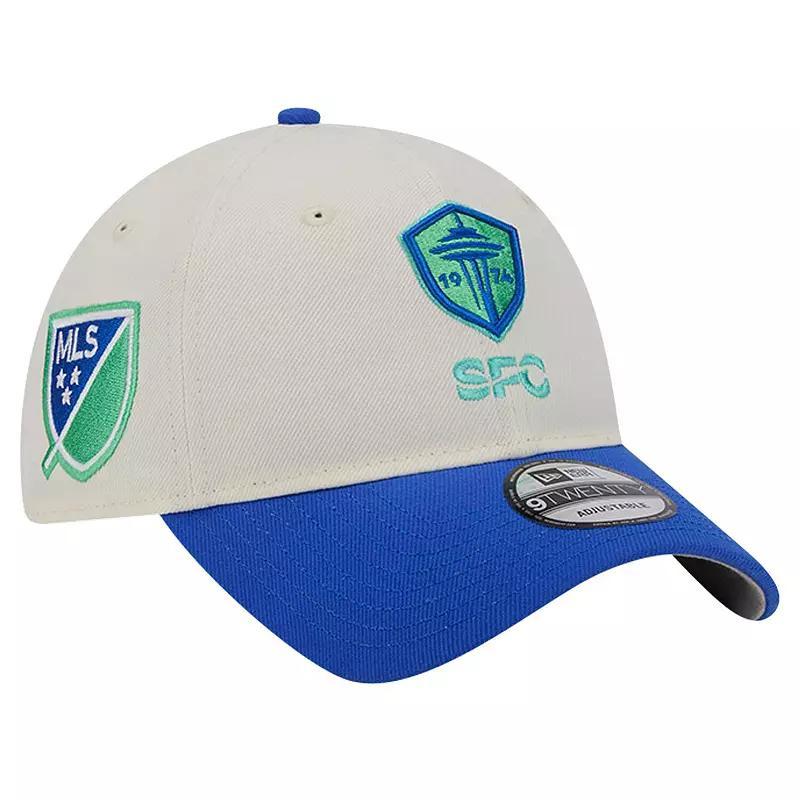 Mens New Era Seattle Sounders FC 2024 Kick Off Collection 9TWENTY Adjustable Hat Product Image