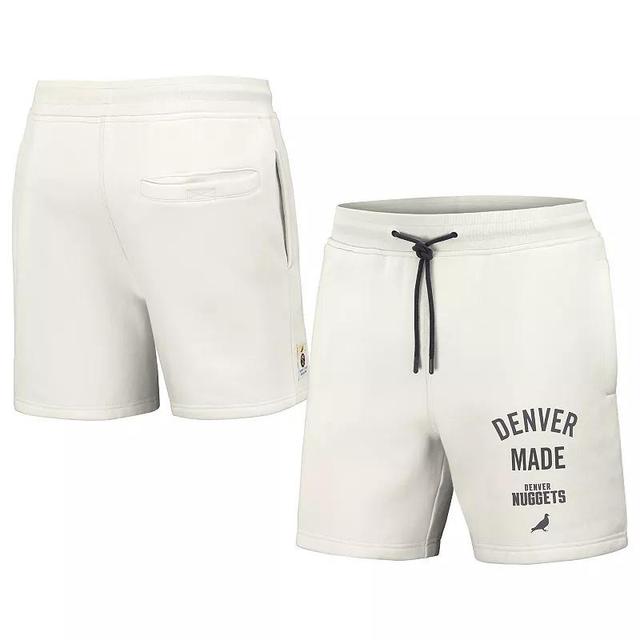 Mens NBA x Staple Cream Toronto Raptors Heavyweight Fleece Shorts Product Image