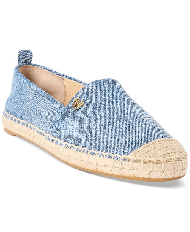 Lauren Ralph Lauren Cameryn Leather Espadrille Flats Product Image