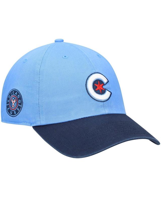 Mens 47 Blue Chicago Cubs Area Code City Connect Clean Up Adjustable Hat Product Image