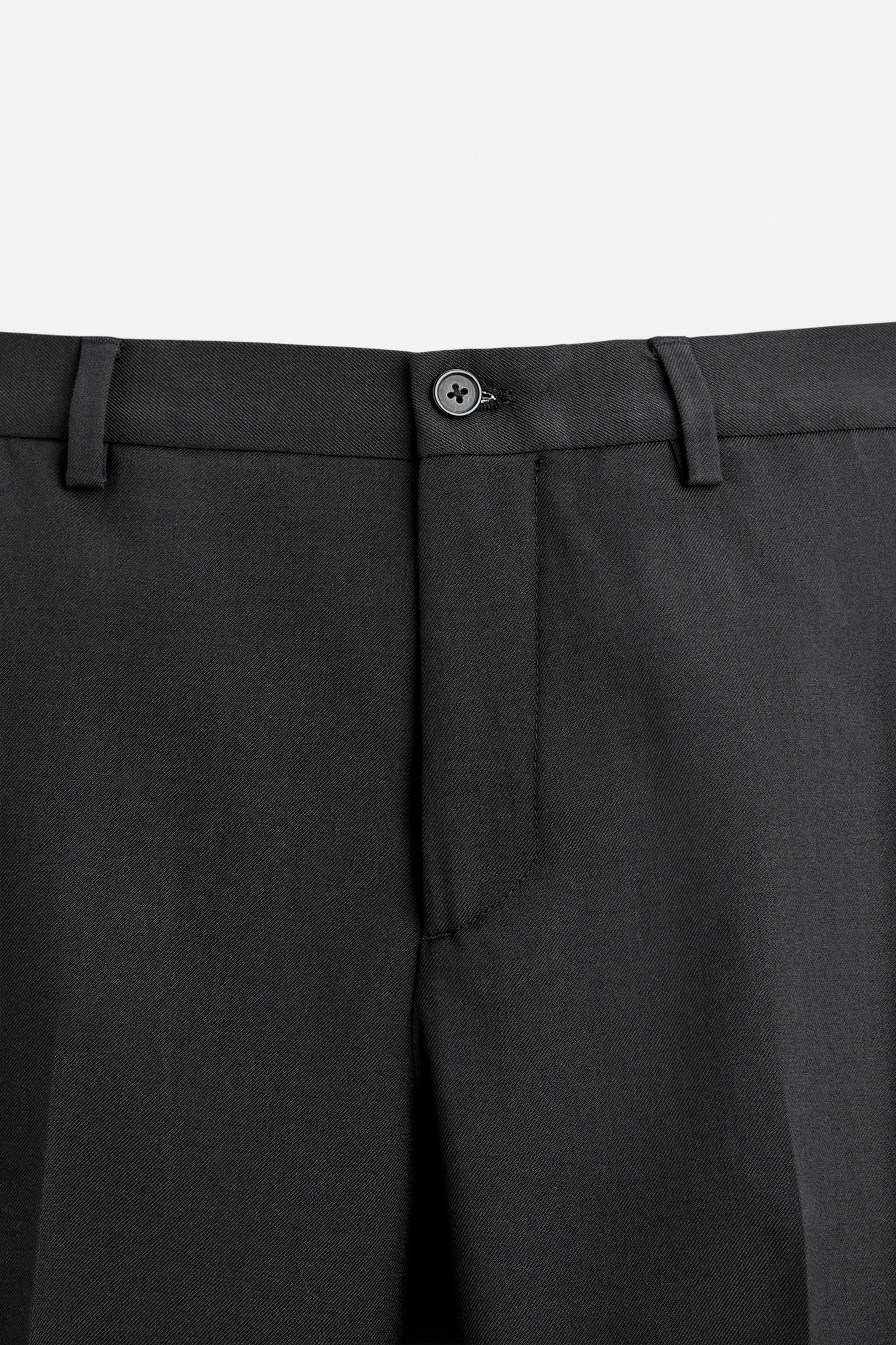 WOOL BLEND SUIT PANTS Product Image