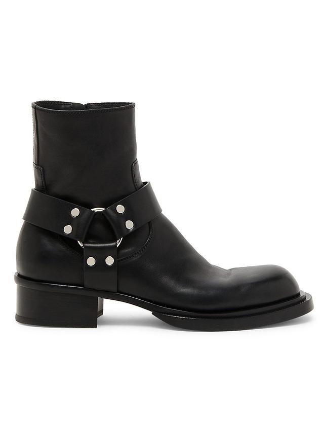Studded Leather Ankle Boots Product Image